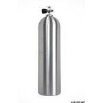 Luxfer Aluminium Cylinder 11,1L/207bar with DIN valve Brushed