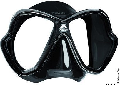 Mares X-Vision -14 Musta/musta