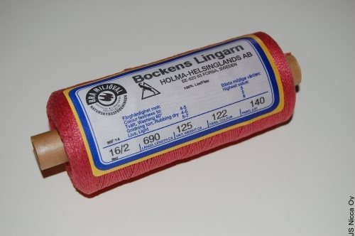 Bockens 16/2 - 125g Tiilenpunainen (122)