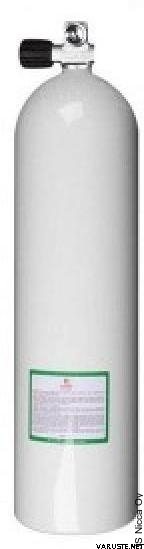 Luxfer Alumiinisäiliö 11,1L/207bar DIN -venttiilillä Valkoinen