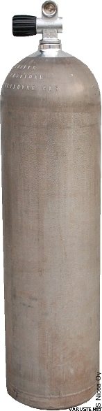 Luxfer Alumiinisäiliö 11,1L/207bar DIN -venttiilillä Dirty beast