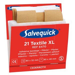 Kangaslaastari Salvequick iso 6 x 21 kpl/ras