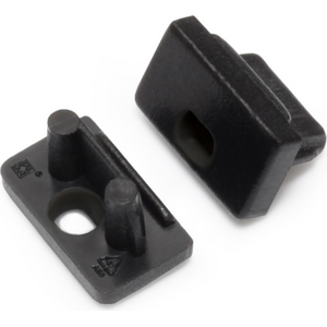 FL-PROF-PRE-END-SLIM8 with hole-ABS-BK